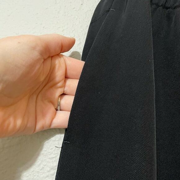 Everlane Womens Black Side Ankle Zip Dark Academia Straight Leg Pants Size 6 - Picture 4 of 6